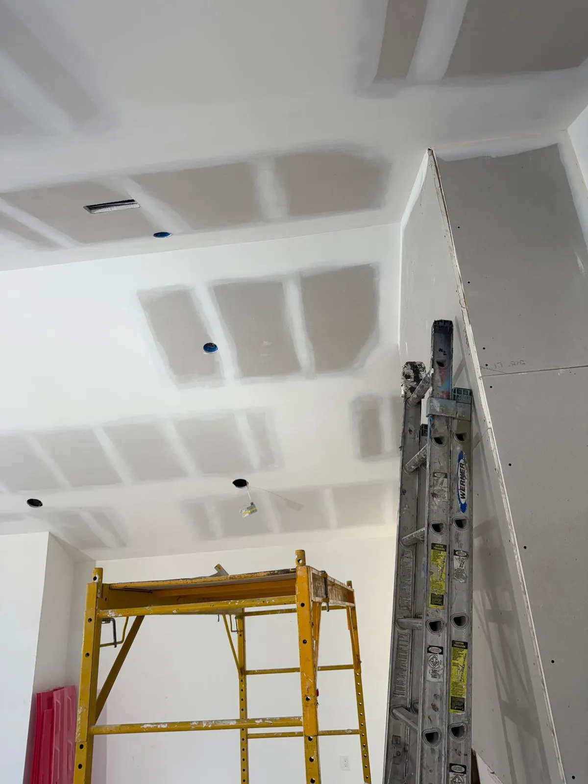 Drywall finishing project in New York