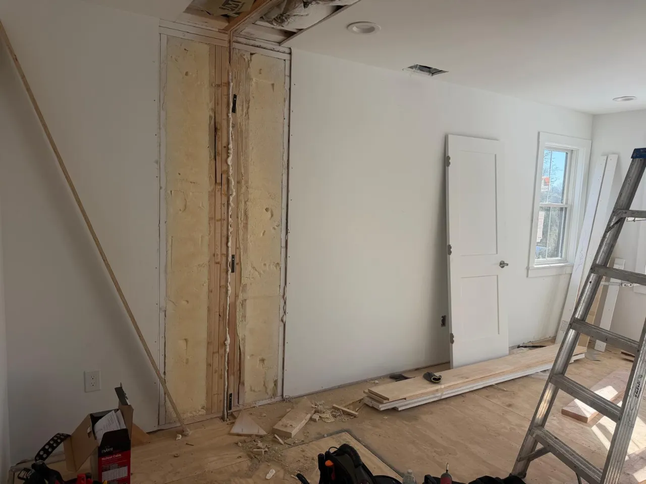 Drywall installation project