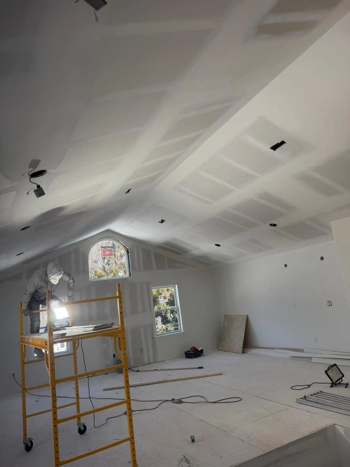 Ceiling drywall project in New York