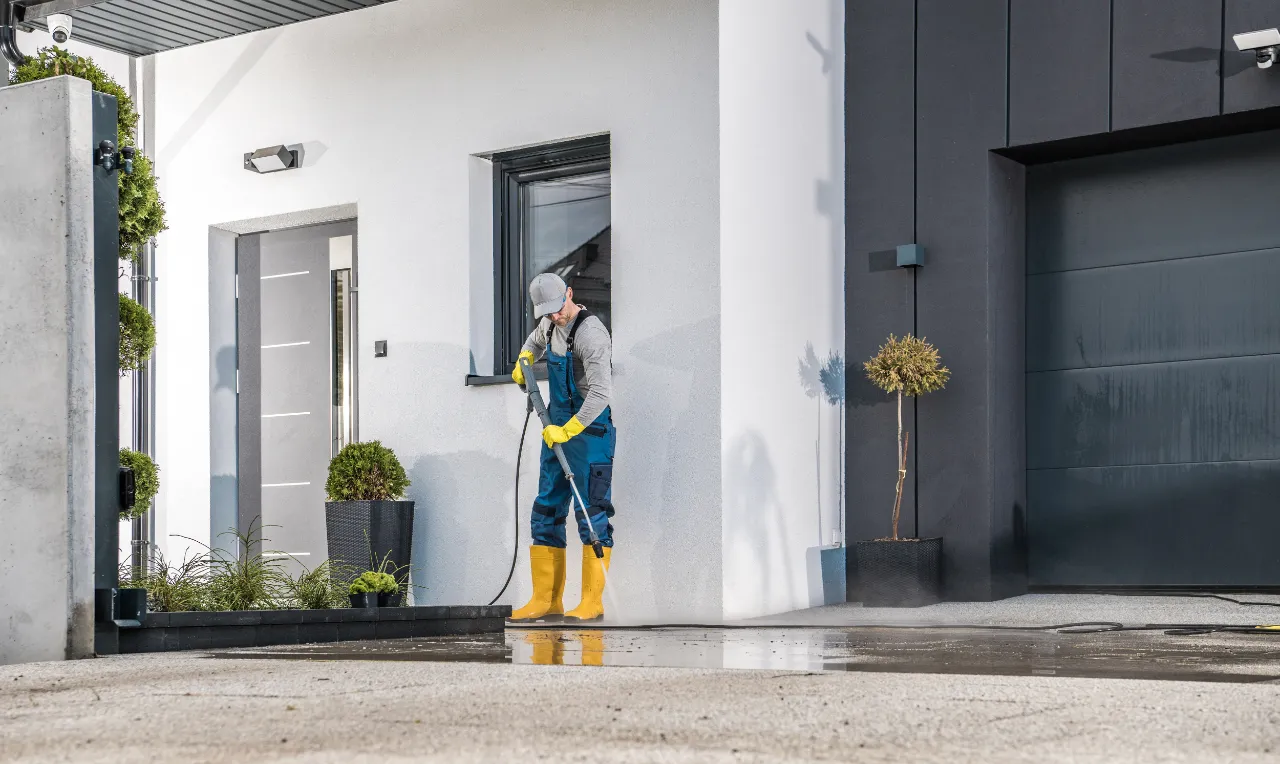 Driveway power washing in New York