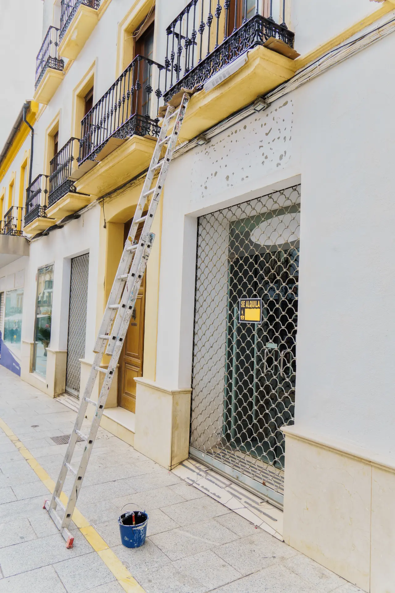 Exterior painting preparation