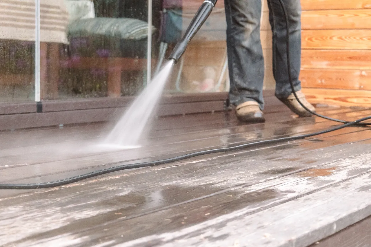 Power washing project in New York